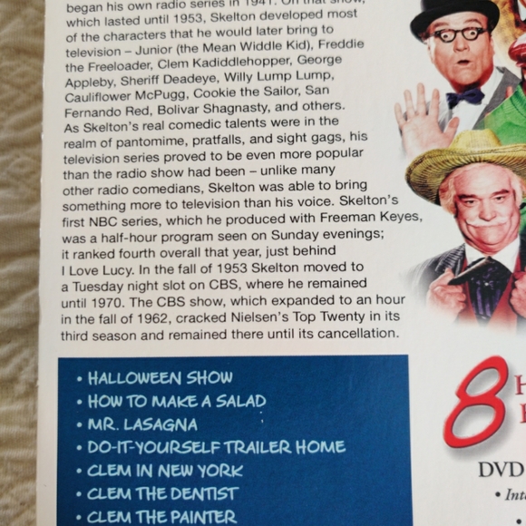 TV Classics Red Skeleton America's Favorite Funny Man Two VHS Set, New Sealed - Picture 3 of 11